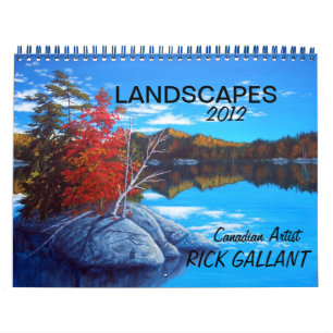 LANDSCAPES CALENDAR VON KÜNSTLER RICK GALLANT KALENDER