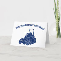 Landscapes Funny Lawn Mower Geburtstag