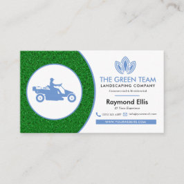 Landscaping Lawn Care Business Card Visitenkarte