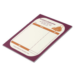 Landscaping Lawn Mowing Business Rechnung Notizblock