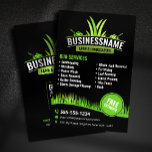 Landscaping Mowing Lawncare Flyer<br><div class="desc">Dieses elegante und berufliche Flyer-Design eignet sich perfekt für jede Rasenpflege oder Landschaftsgestaltung. Der schwarze Hintergrund bildet einen auffallenden Kontrast zu den lebhaften grünen Gras- und Rasenmäherikonen und schafft so einen unvergesslichen visuellen Effekt. Wichtigste Merkmale: Modernes und sauberes Design: Das einfache und unkomplizierte Layout sorgt dafür, dass Ihre Kontaktinformationen leicht...</div>