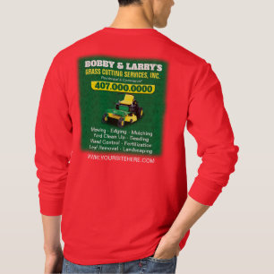 Landscaping Rasenmäher für die Grasschneiden T-Shirt