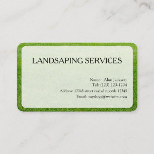 LANDSCAPING-SERVICES Visitenkarte editierbar