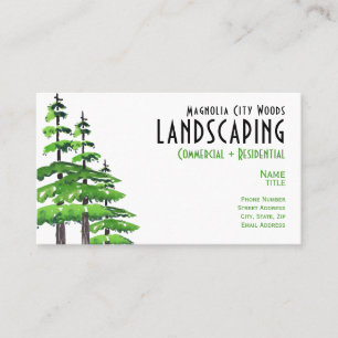 Landscaping Standard, 3,5" x 2,0" Visitenkarte