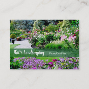 Landscaping-Visitenkarte Visitenkarte