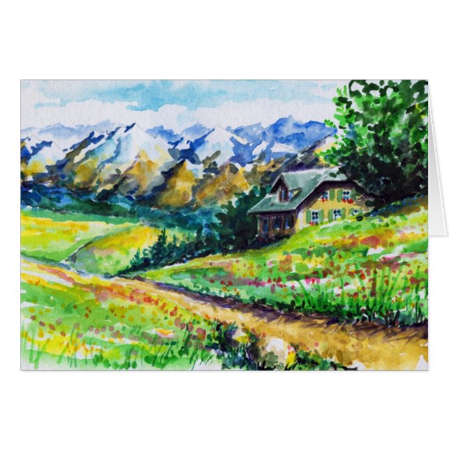 Landschaft (Vorderseite (Horizontal))