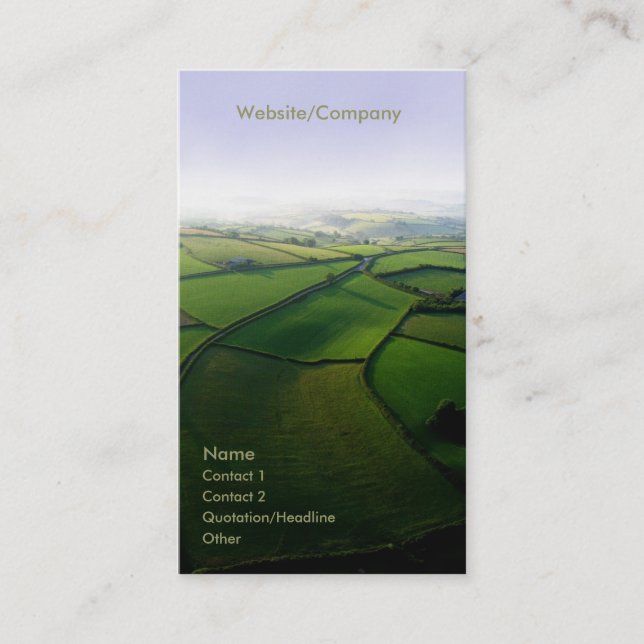 Landschaft 001 visitenkarte (Vorderseite)