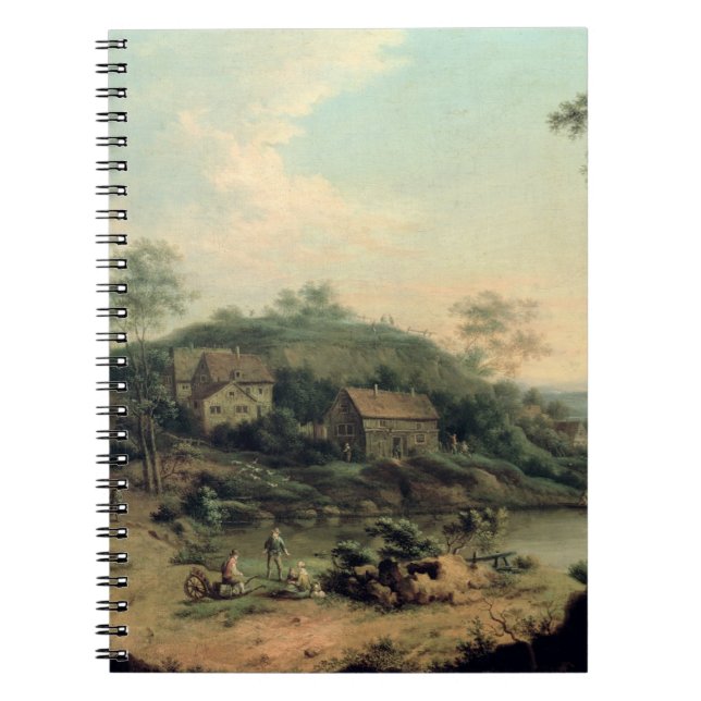 Landschaft, 1758 notizblock (Vorderseite)