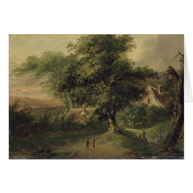 Landschaft, 1827 (Vorderseite (Horizontal))