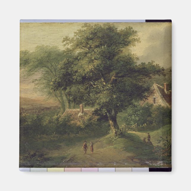 Landschaft, 1827 magnet (Vorne)