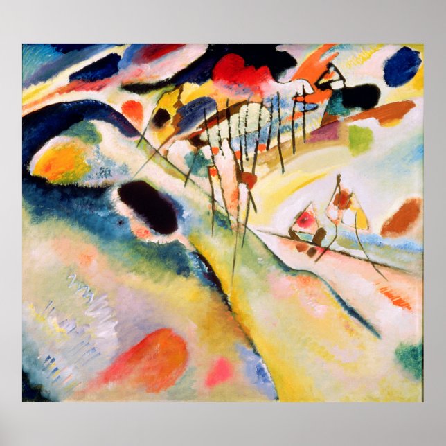 Landschaft, 1913 poster (Vorne)