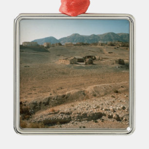 Landschaft 3 silbernes ornament