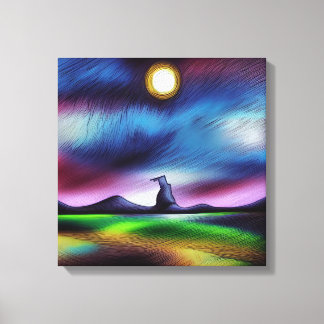 Landschaft abstrakt surreal leinwanddruck
