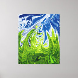 Landschaft Abstrakte Kunst | Beste moderne Kunst Leinwanddruck