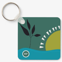 Landschaft abstrakte moderne Kunst Sonnenstrahlen