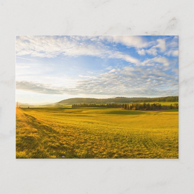 Landschaft am Brevine, Neuchatel, Schweiz Postkarte (Vorderseite)