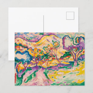 Landschaft am Ciotat   Georges Braque   Postkarte