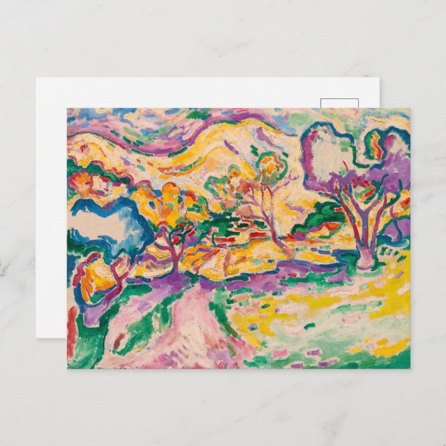 Landschaft am Ciotat | Georges Braque | Postkarte (Vorne/Hinten)