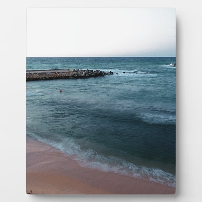Landschaft am Meer Fotoplatte (Vorderseite)