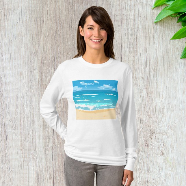 Landschaft am tropischen Meer T-Shirt (Von Creator hochgeladen)