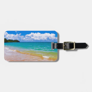 Landschaft an der Hanalei-Bucht Gepäckanhänger