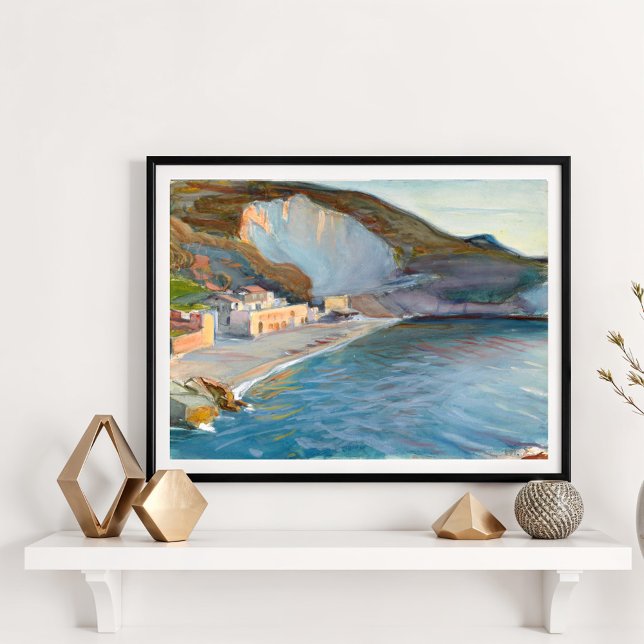 Landschaft an der Küste von Neapel, M. Enckell Poster (Von Creator hochgeladen)