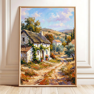 Landschaft Andalusien Mittagssonne Poster
