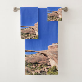 Landschaft Arch Moab Utah Badhandtuch Set