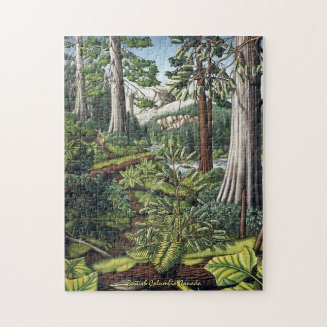 Landschaft Art Puzzle BC Naturpuzzle Personalisier (Vertikal)