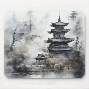 Landschaft Asiatisch Traditionell Mousepad