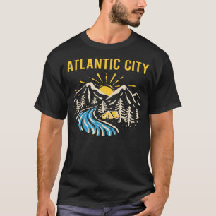Landschaft Atlantik Stadt T-Shirt