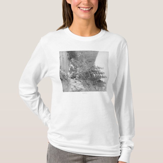 Landschaft auf der Ballast-Straße zu Sturgis T-Shirt (Vorderseite)