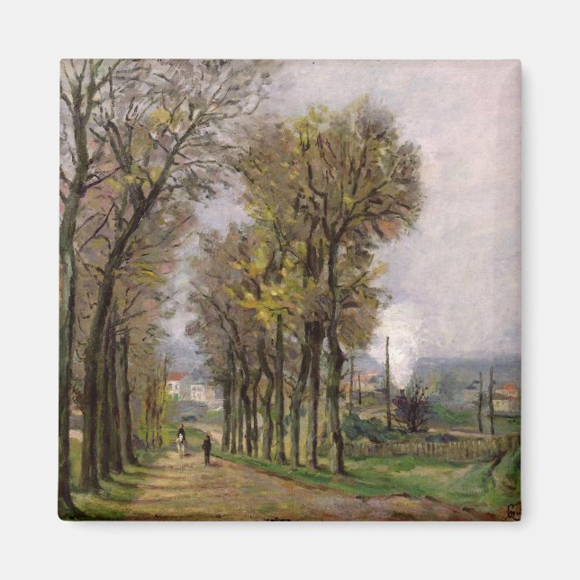 Landschaft auf der Insel Frankreich, c.1878 Magnet (Vorne)