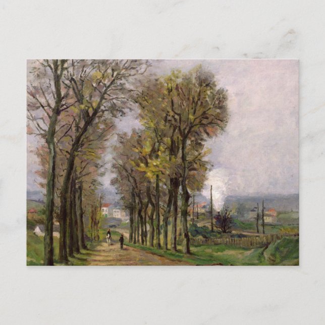 Landschaft auf der Insel Frankreich, c.1878 Postkarte (Vorderseite)