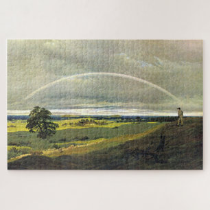 Landschaft auf Rügen mit Rainbow - Friedrich Puzzle