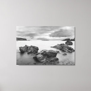 Landschaft auf West Shetland Leinwanddruck