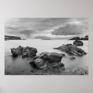 Landschaft auf West Shetland Poster