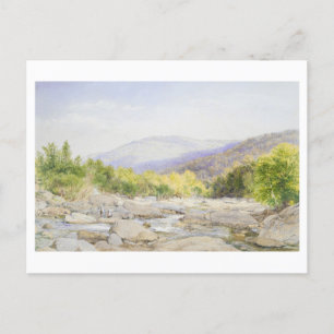 Landschaft: Aussicht auf Catskill-Bach-Malerei Postkarte