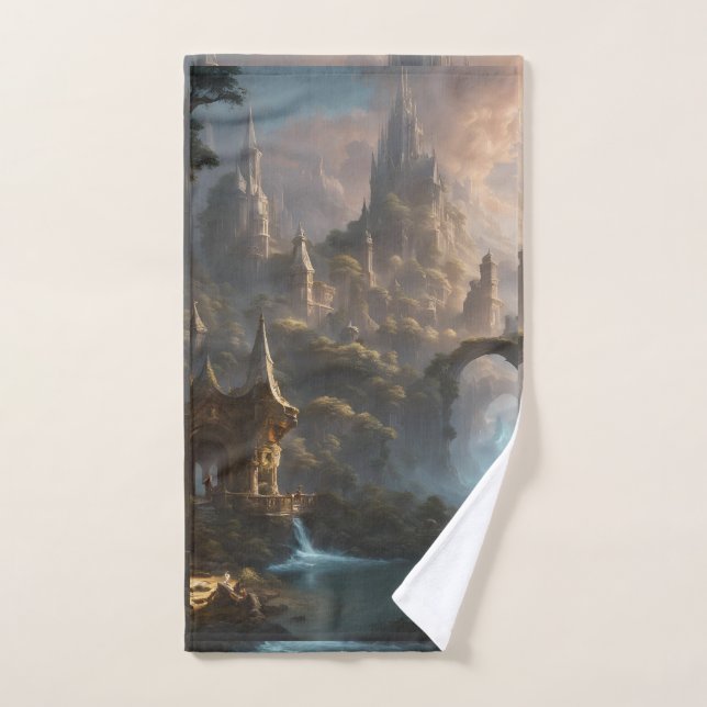 Landschaft Badezimmer Handtuchhandtuch Set (Handtuch)
