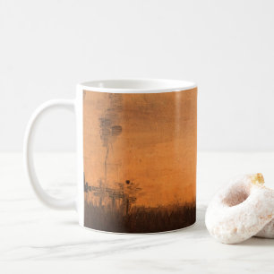 Landschaft bei Dämmerung von Vincent van Gogh Kaffeetasse