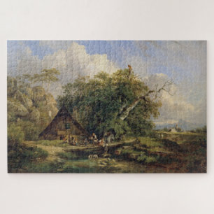 Landschaft bei Gutenstein - Dominik Schufried Puzzle