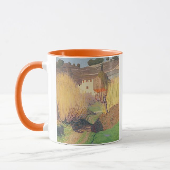 Landschaft bei Lagnes, 1921 Tasse (Links)