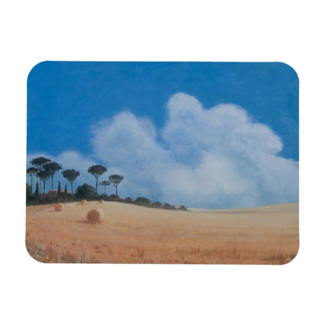 Landschaft bei Paganico 2012 Magnet (Horizontal)