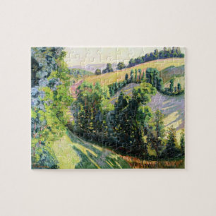 Landschaft bei Pontgibaud, c.1895 (Öl auf Puzzle