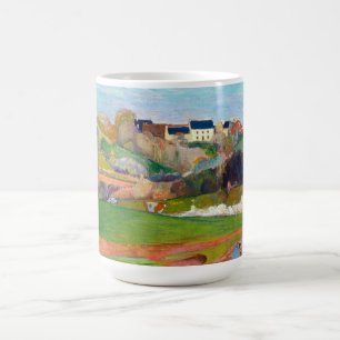 Landschaft bei Pouldu Gemälde von Paul Gauguin Kaffeetasse