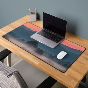 Landschaft bei Sonnenuntergang Schreibtischunterlage