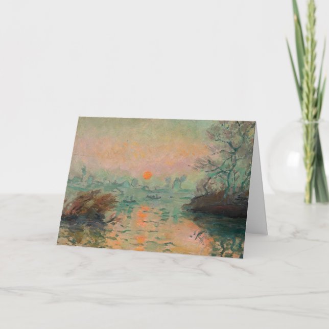 Landschaft bei Sonnenuntergang | Tadeusz Makowski Karte (Vorderseite)