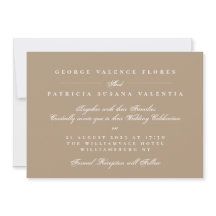 Landschaft Beige Gold Formal Kalligrafie Elegante