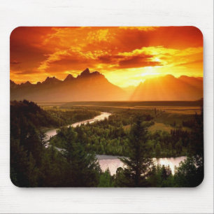 Landschaft-Berge Mousepad
