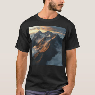 Landschaft Berge Natur Wandkunst Aktiv T-Shirt